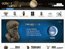 Tablet Screenshot of olympic-pantheon.com